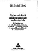 Front cover of Studien zur Ästhetik und Literaturgeschichte der Kunstperiode by Dirk Grathoff