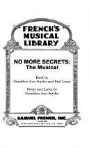 Cover of No more secrets by Geraldine Ann Snyder
