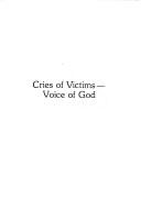Front cover of Cries of victims, voice of God by Remi J. De Roo