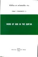 Cover of Word of God in the Qur'ān by Thomas J. O'Shaughnessy