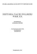 Front cover of Historia nauki polskiej by Andrzej Biernacki