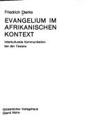Front cover of Evangelium im afrikanischen Kontext by Friedrich Dierks