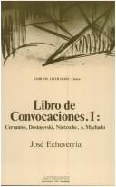 Cover of Libro de convocaciones by José Echeverría