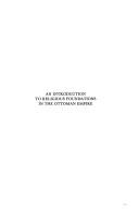 Front cover of An introduction to religious foundations in the Ottoman Empire by John Robert Barnes