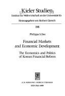 Cover of Financial markets and economic development by Philippa S. Dee