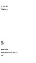 Cover of Wolftoon by J. Bernlef