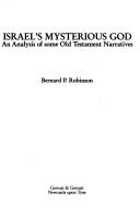 Front cover of Israel's mysterious God by Bernard P. Robinson