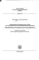 Front cover of Wissenschaftliche Zusammenarbeit zwischen der Volksrepublik China und der Bundesrepublik Deutschland by Erhard Louven