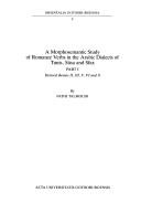 Front cover of A morphosemantic study of romance verbs in the Arabic dialects of Tunis, Sūsa, and Sfax by Fathi Talmoudi