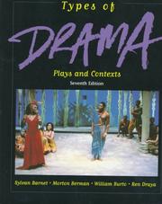 Front cover of Types of Drama by Morton Berman