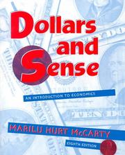 Cover of Dollars and sense by Marilu Hurt McCarty