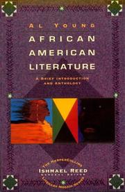 Front cover of African American literature by Al Young
