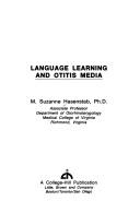 Cover of Language learning and otitis media by M. Suzanne Hasenstab