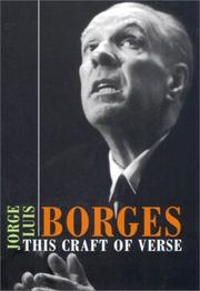 Front cover of This craft of verse by Jorge Luis Borges