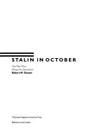 Cover of Stalin in October by Robert M. Slusser
