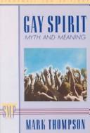 Front cover of Gay spirit by Mark Thompson
