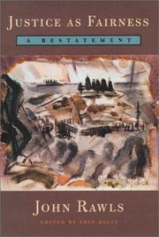 Cover of Justice as Fairness by John Rawls