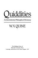 Cover of Quiddities by Willard Van Orman Quine