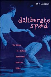 Cover of Deliberate speed by W. T. Lhamon