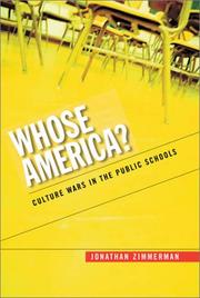 Front cover of Whose America? Culture Wars in the Public Schools by Jonathan Zimmerman