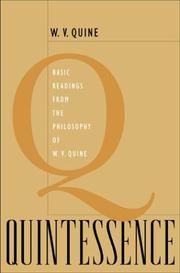 Cover of Quintessence by Willard Van Orman Quine