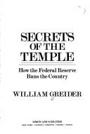 Front cover of Secrets of the temple by William Greider