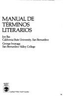 Cover of Manual de términos literarios by Joe Bas