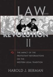 Front cover of Law and Revolution II by Harold J. Berman