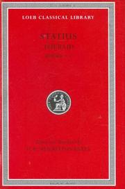 Front cover of Thebaid, books I-VII by Publius Papinius Statius