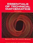 Front cover of Essentials of technical mathematics by Richard S. Paul