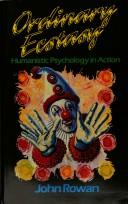 Cover of Ordinary ecstasy by Rowan, John.