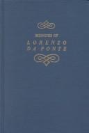 Cover of Memorie by Lorenzo Da Ponte