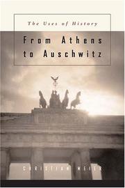 Front cover of Von Athen bis Auschwitz by Christian Meier