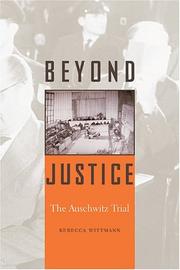 Cover of Beyond Justice by Rebecca Wittmann