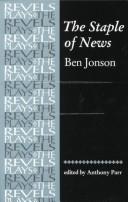 Front cover of The staple of news by Ben Jonson