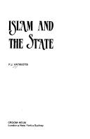 Cover of Islam and the State by P. J. Vatikiotis