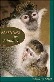 Cover of Parenting for primates by Harriet J. Smith