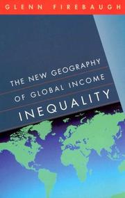 Front cover of The New Geography of Global Income Inequality by Glenn Firebaugh