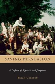 Cover of Saving persuasion by Bryan Garsten