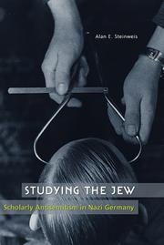 Cover of Studying the Jew by Alan E. Steinweis
