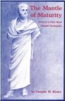 Front cover of The mantle of maturity by Christie W. Kiefer