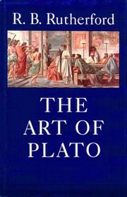 Cover of The art of Plato by R. B. Rutherford