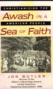 Front cover of Awash in a sea of faith by Jon Butler