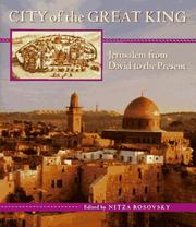 Front cover of City of the Great King by Nitza Rosovsky