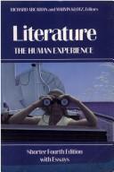 Front cover of Literature, the human experience by Richard Abcarian
