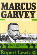 Cover of Marcus Garvey by Rupert Lewis