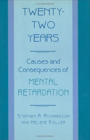 Cover of Twenty-two years by Stephen A. Richardson