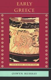 Cover of Early Greece by Oswyn Murray