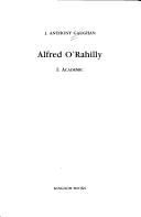 Cover of Alfred O'Rahilly by J. Anthony Gaughan