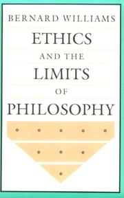 Front cover of Ethics and the Limits of Philosophy by Bernard Williams